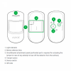 AJAX CombiProtect motion detector with glass breakage detector wireless