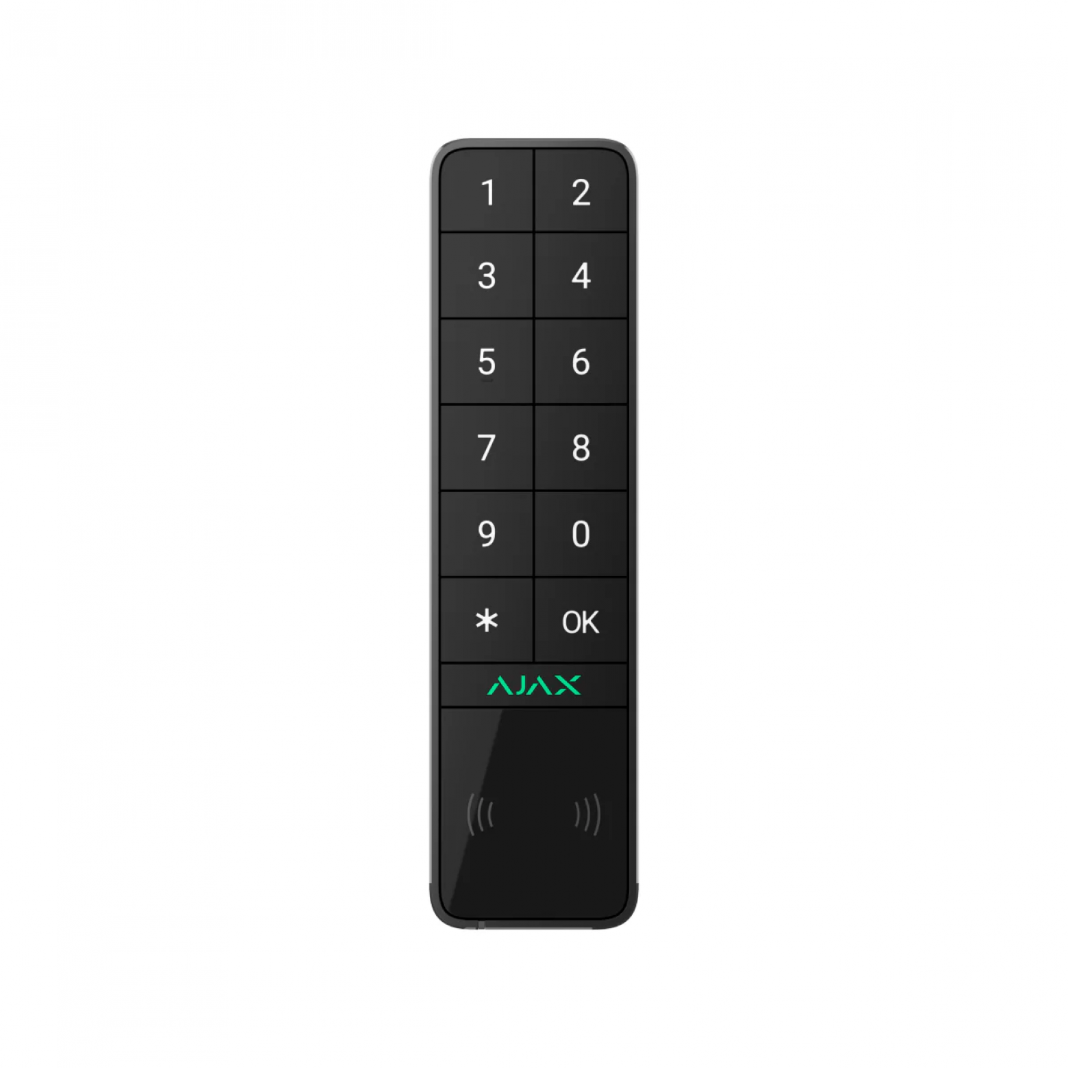 AJAX KeyPad Outdoor Jeweller draadloos Met DESFire en BLE kaartlezer Zwart