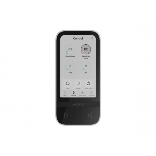 AJAX Draadloze Touchscreen Keypad Wit