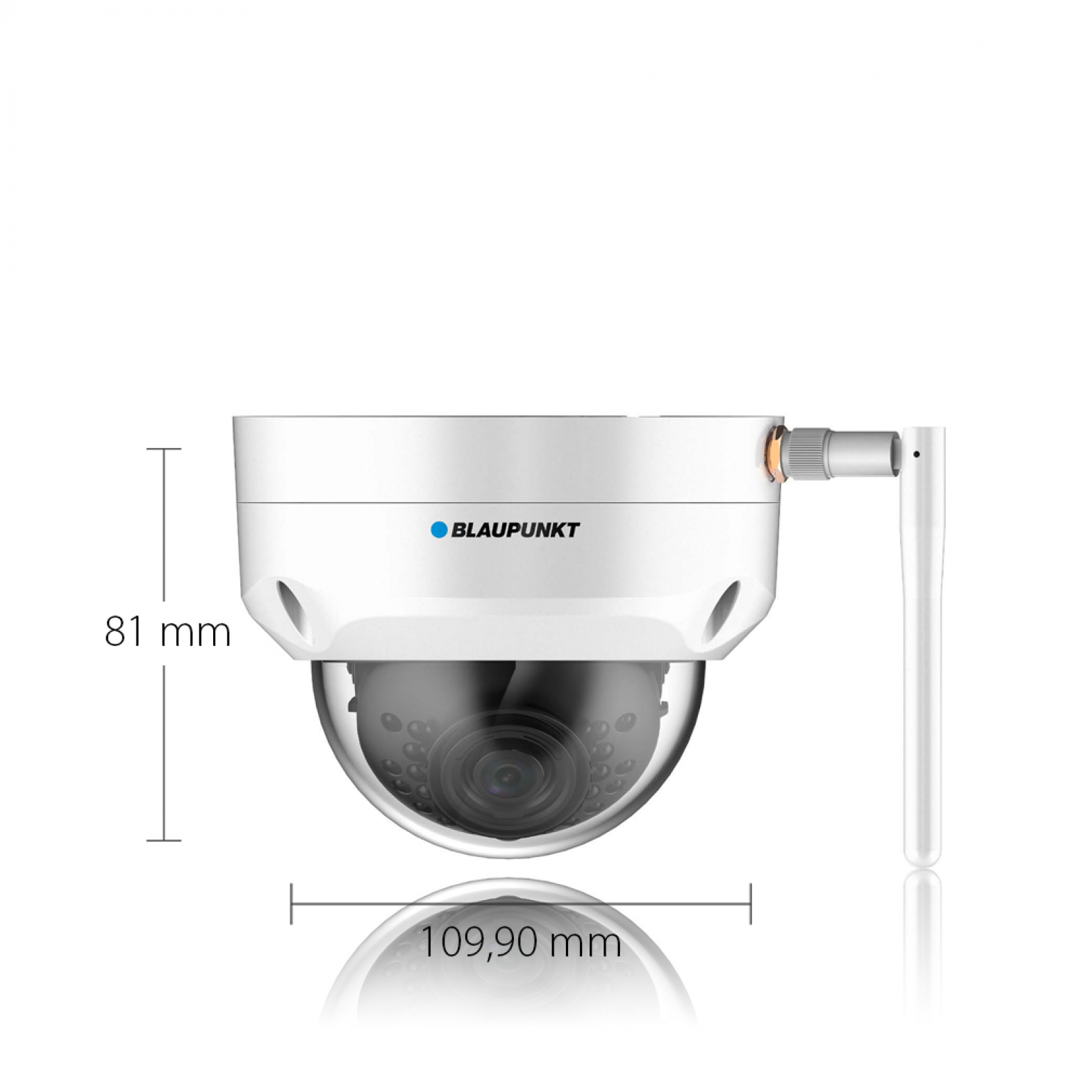 Blaupunkt VIO-D30 3 Megapixel WLAN Full-HD Dome-Kamera