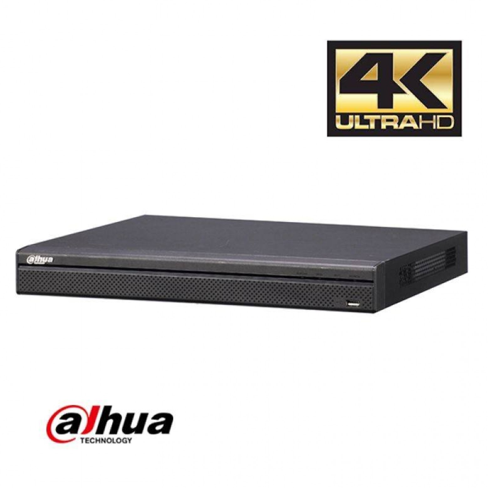 Dahua NVR4216-16P-4KS2 16 kanaals 1U 4K H.265 16 x PoE NVR incl 2 TB HDD