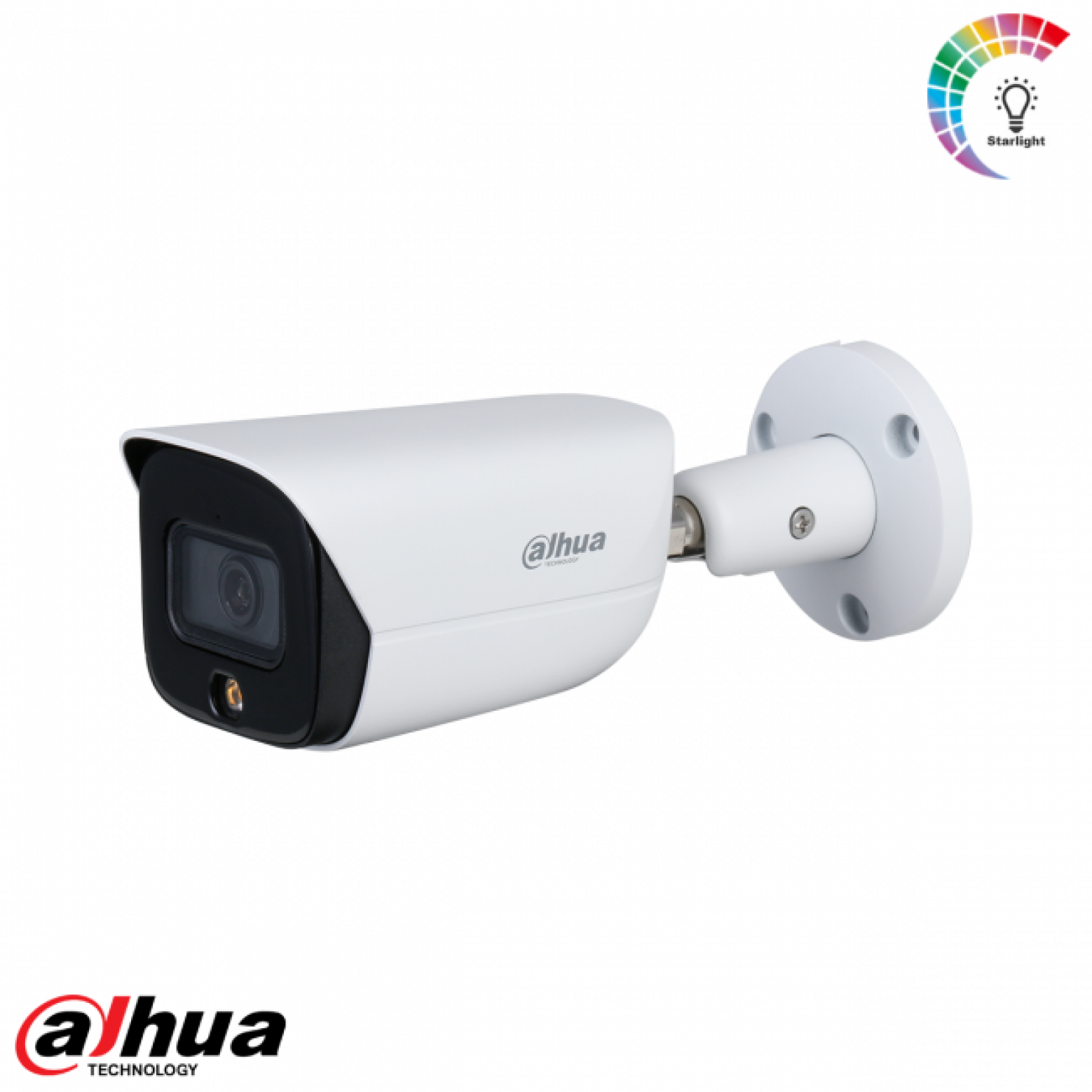 Dahua IPC-HFW3449EP-AS-LED-36 4MP Lite AI Full-color Warm LED Warm Bullet Network Camera 3.6mm