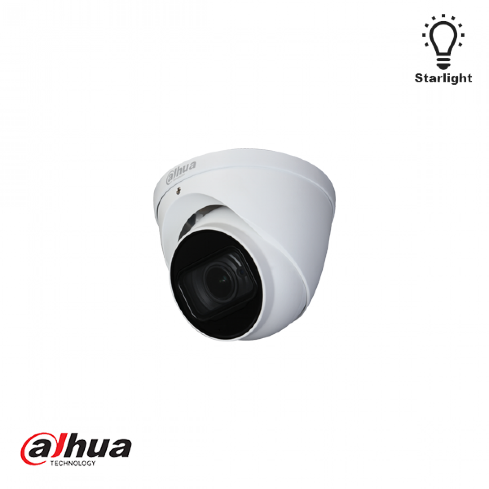 Dahua HAC-HDW2241T-A-28 starlight 1080p udendørs eyeball kamera med mikrofon og IR
