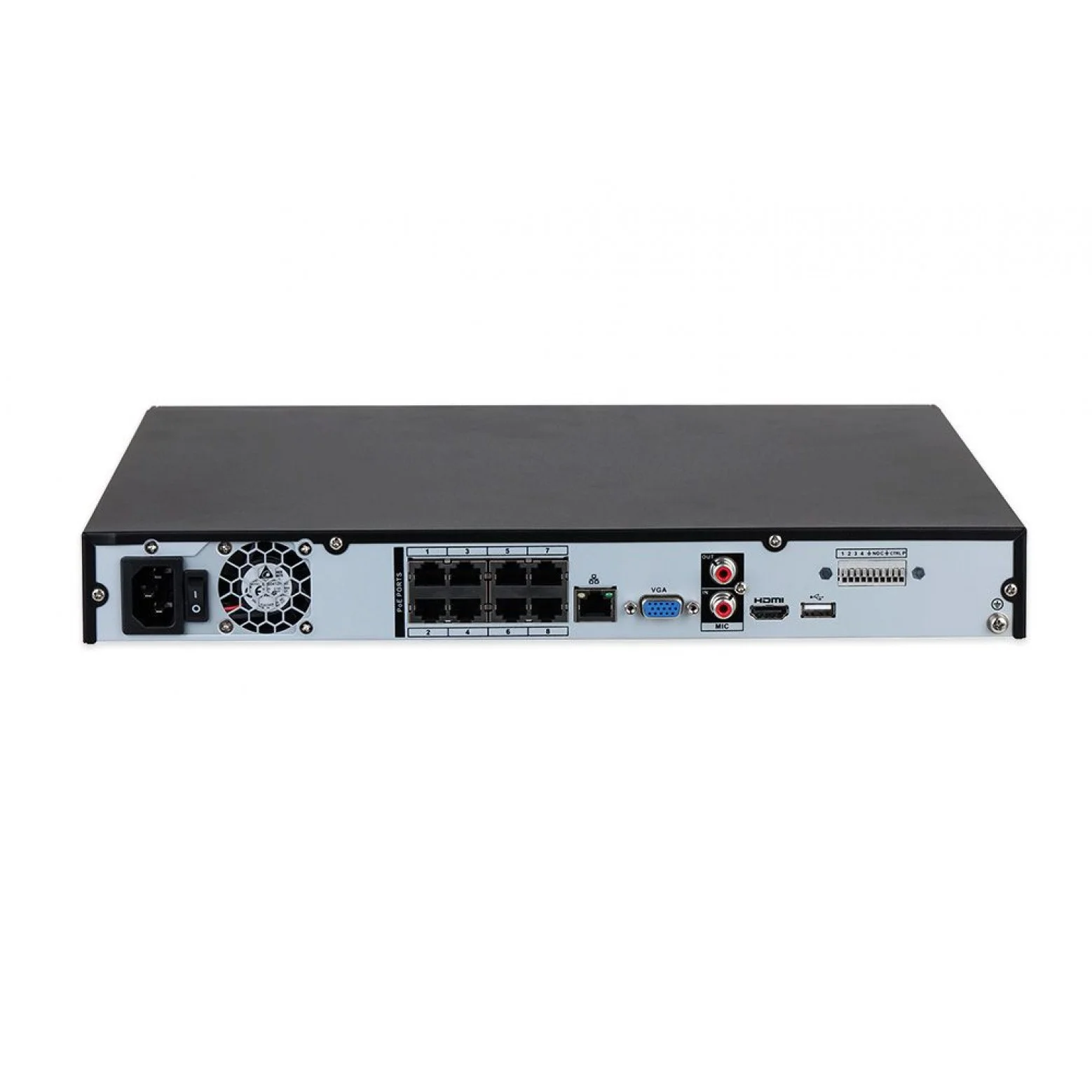 Dahua NVR4208-8P-EI - WizSense - Grabador de vídeo en red - 8x PoE - 8 cámaras IP Dahua NVR4208-8P-EI - WizSense - Grabador de vídeo en red - 8x PoE - 8 cámaras IP