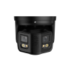 Dahua PDW5849P-A180-E2-ASTE - WizMind - Full color - Panorama 180° gradi - Doppio obiettivo - Torretta - 8Mp - Nero Dahua PDW5849P-A180-E2-ASTE - WizMind - Full color - Panorama 180° gradi - Doppio obiettivo - Torretta - 8Mp - Nero