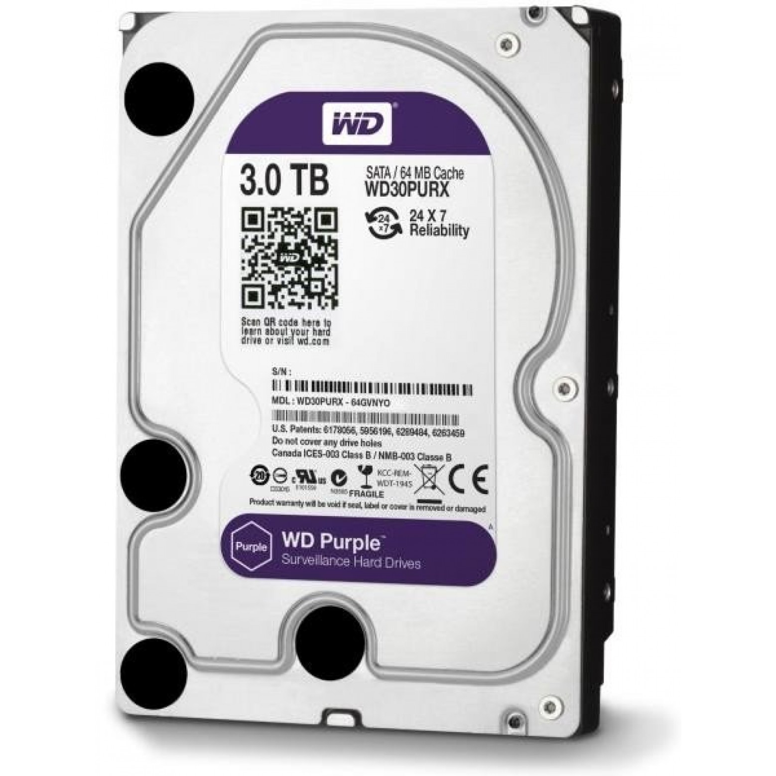 Western Digital Purple 3TB HDD