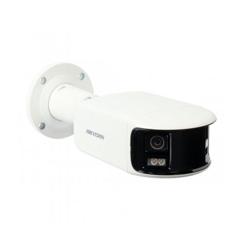 Hikvision DS-2CD2T47G2P-LSU/SL - ColorVu Hybrid - Acusense - Bullet - 4MP - 2.8mm Lens - 180 Graden Panorama - IP - Wit