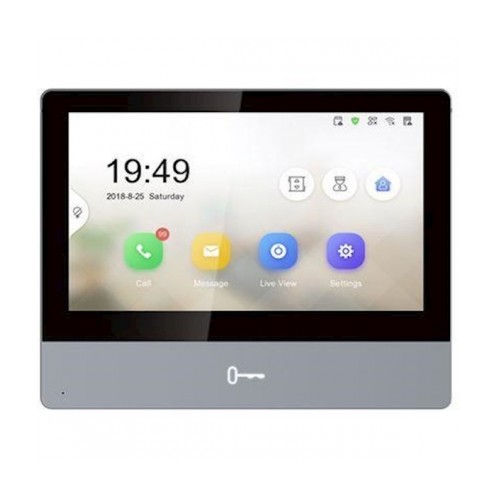 Hikvision DS-KH8350-WTE1  7-inch intercom monitor binnenpost