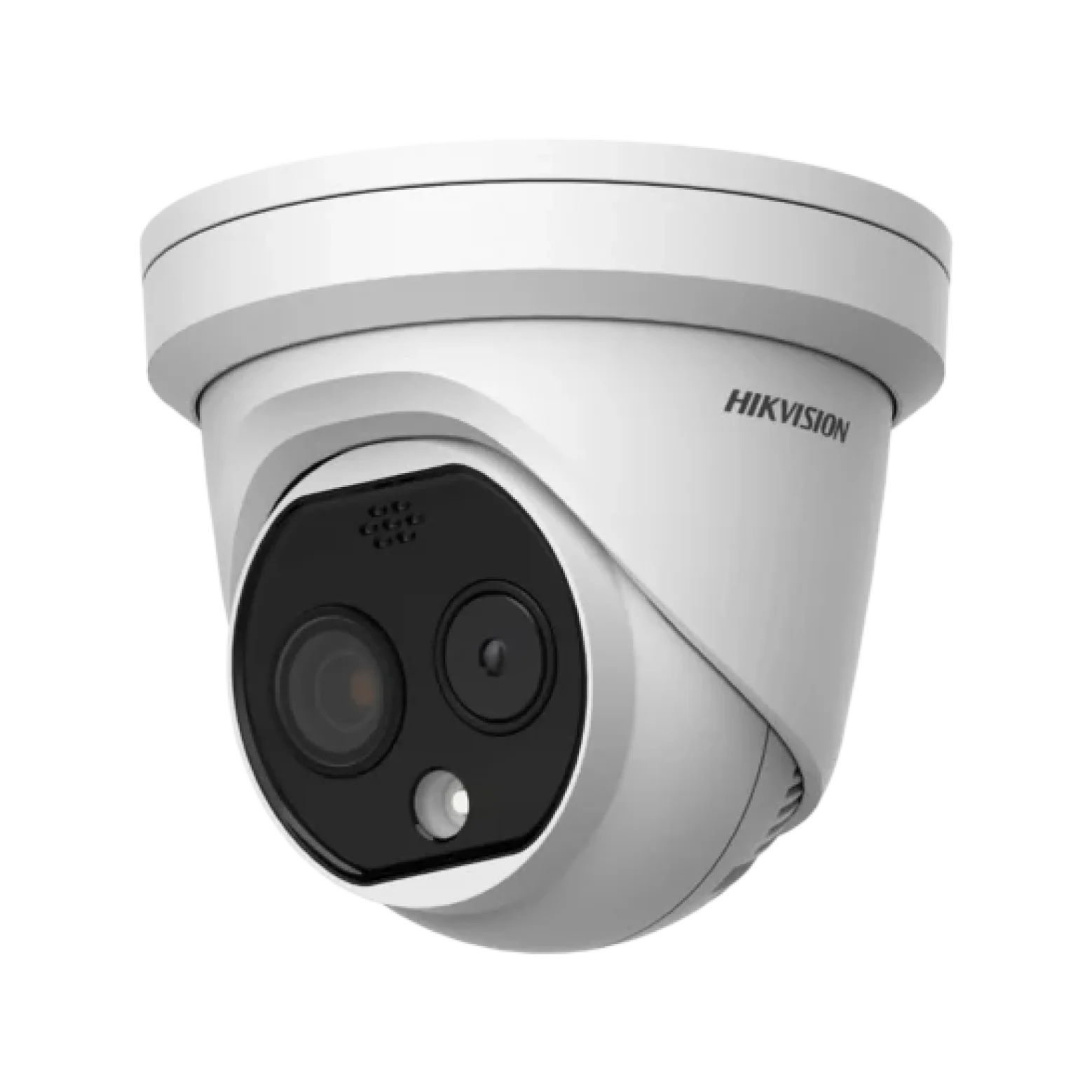 Hikvision - DS-2TD1217-6/PA - DeepinView - Thermisch bi-spectrum - Strobe - Audio - 6.2MM - Turret - IP - Wit