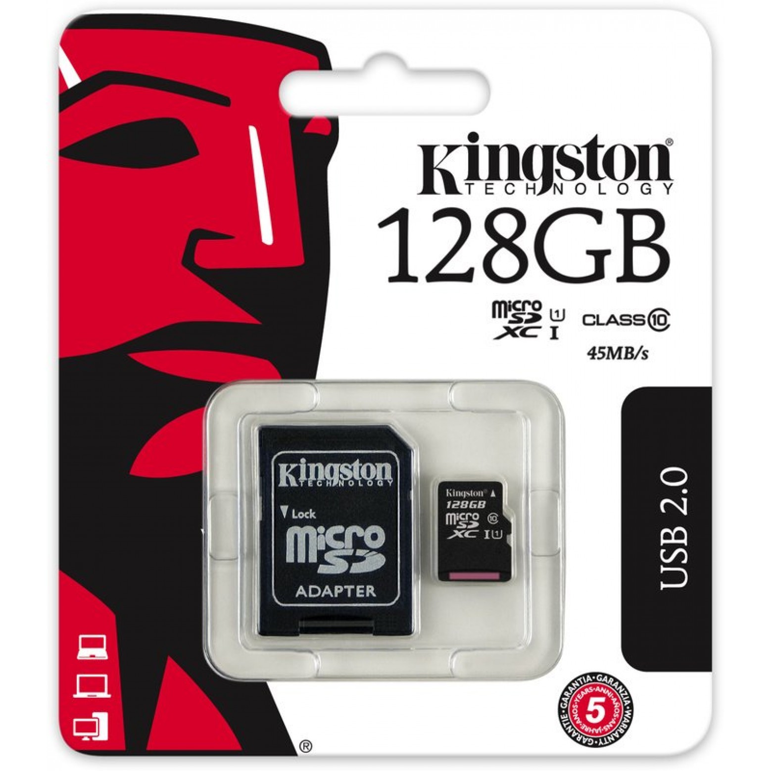 Kingston 128 Gb Micro SD-kort