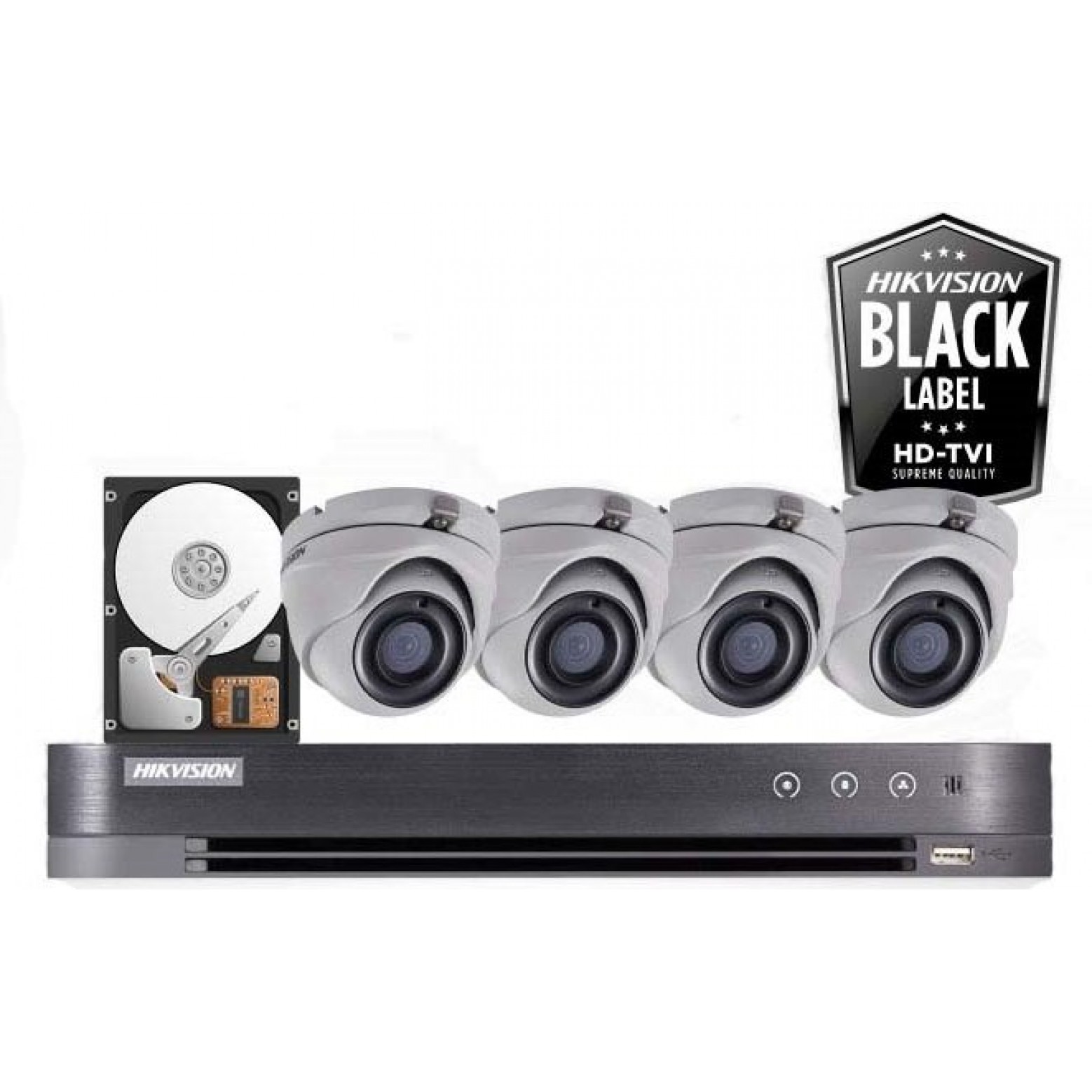 Hikvision Black Label 5 megapixel PoC set