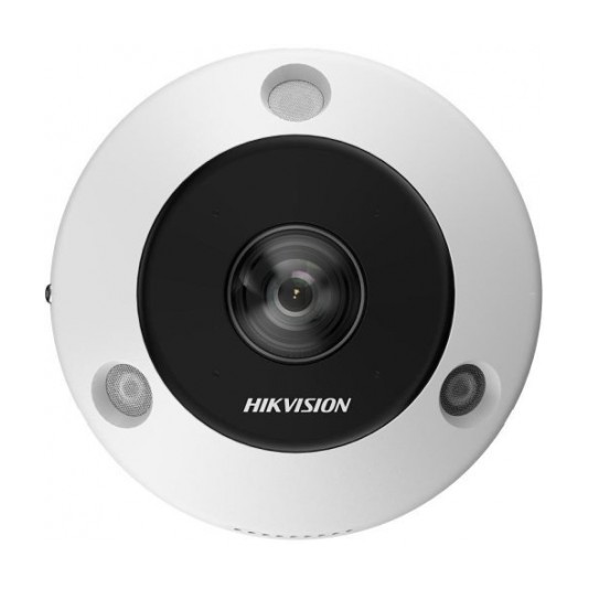 Hikvision - DS-2CD63C5G1-IVS - DeepinView  - Fisheye - 1.29MM Lens - 12MP - IP - Wit