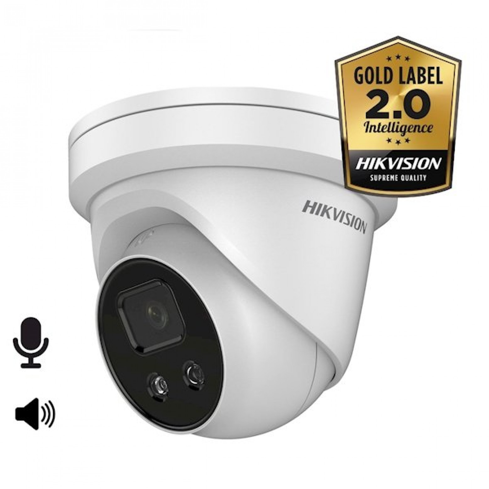 Hikvision DS-2CD2326G2-ISU/SL, 2MP, Microfoon en Speaker, 30m IR, WDR, Ultra Low Light