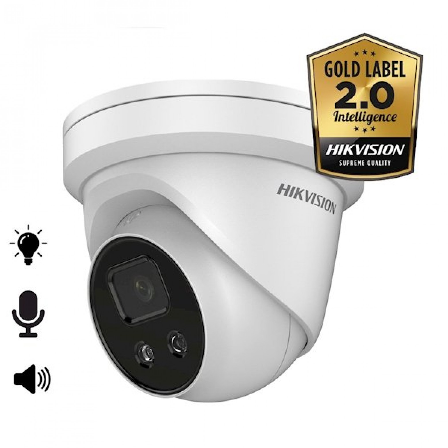 Hikvision DS-2CD2346G2-ISU/SL, 4MP, 2,8mm, Mikrofon und Lautsprecher, 30m IR, WDR, Ultra Low Light 