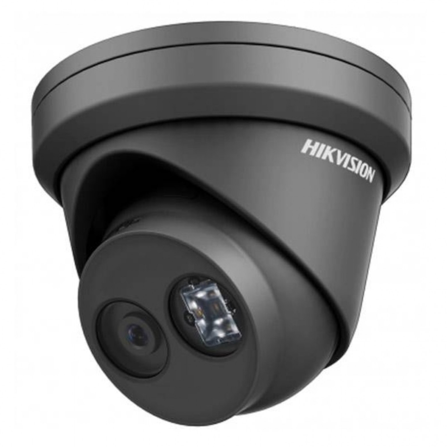 Hikvision DS-2CD2343G2-IU turret 4MP camera zwart met ingebouwde microfoon