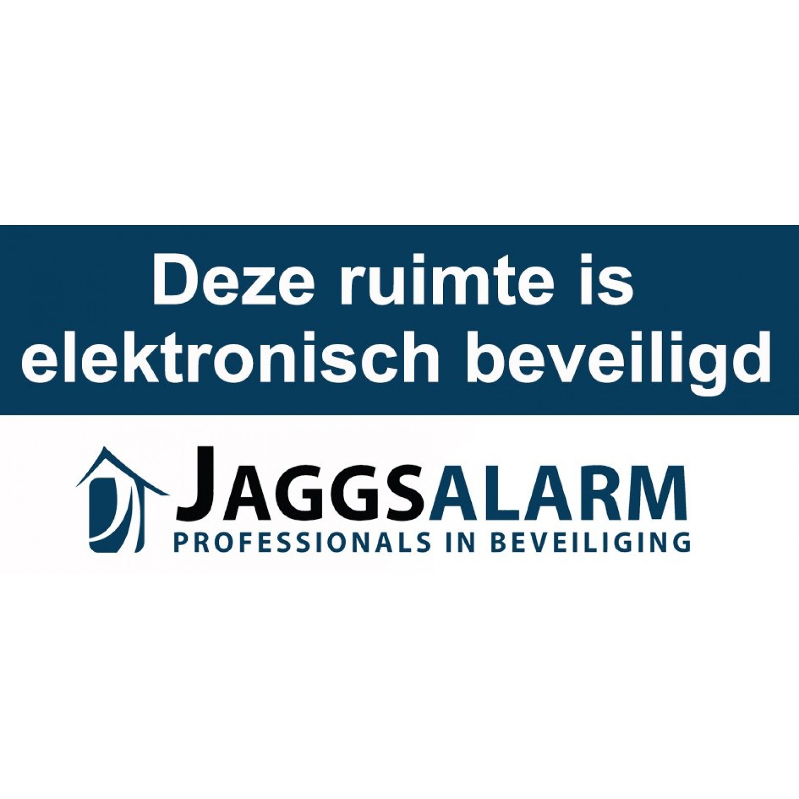 Pegatina de seguridad Jaggs Alarm