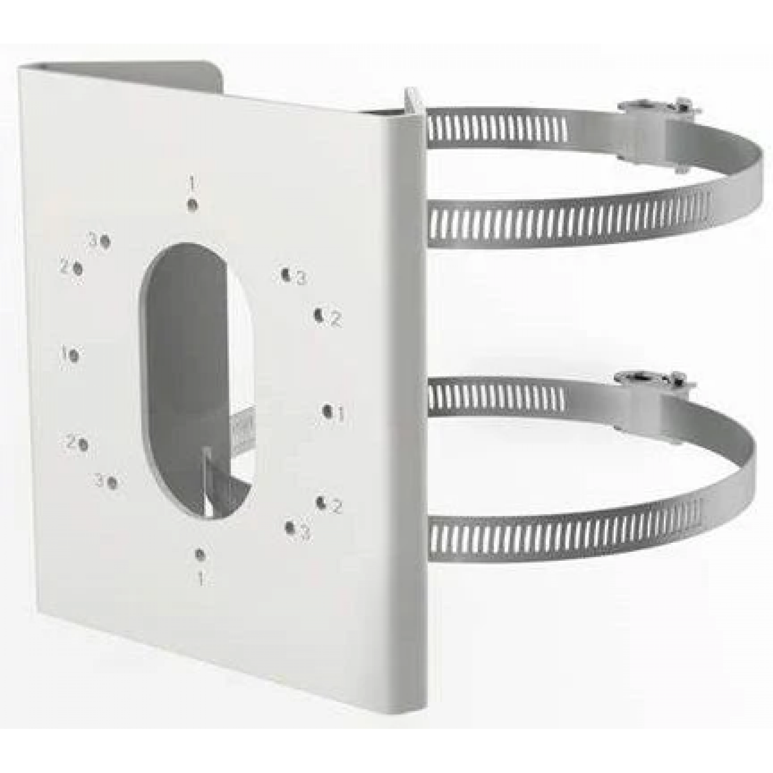Hikvision DS-1275ZJ-S-SUS Masthalterung - Weiß Hikvision DS-1275ZJ-S-SUS Masthalterung - Weiß