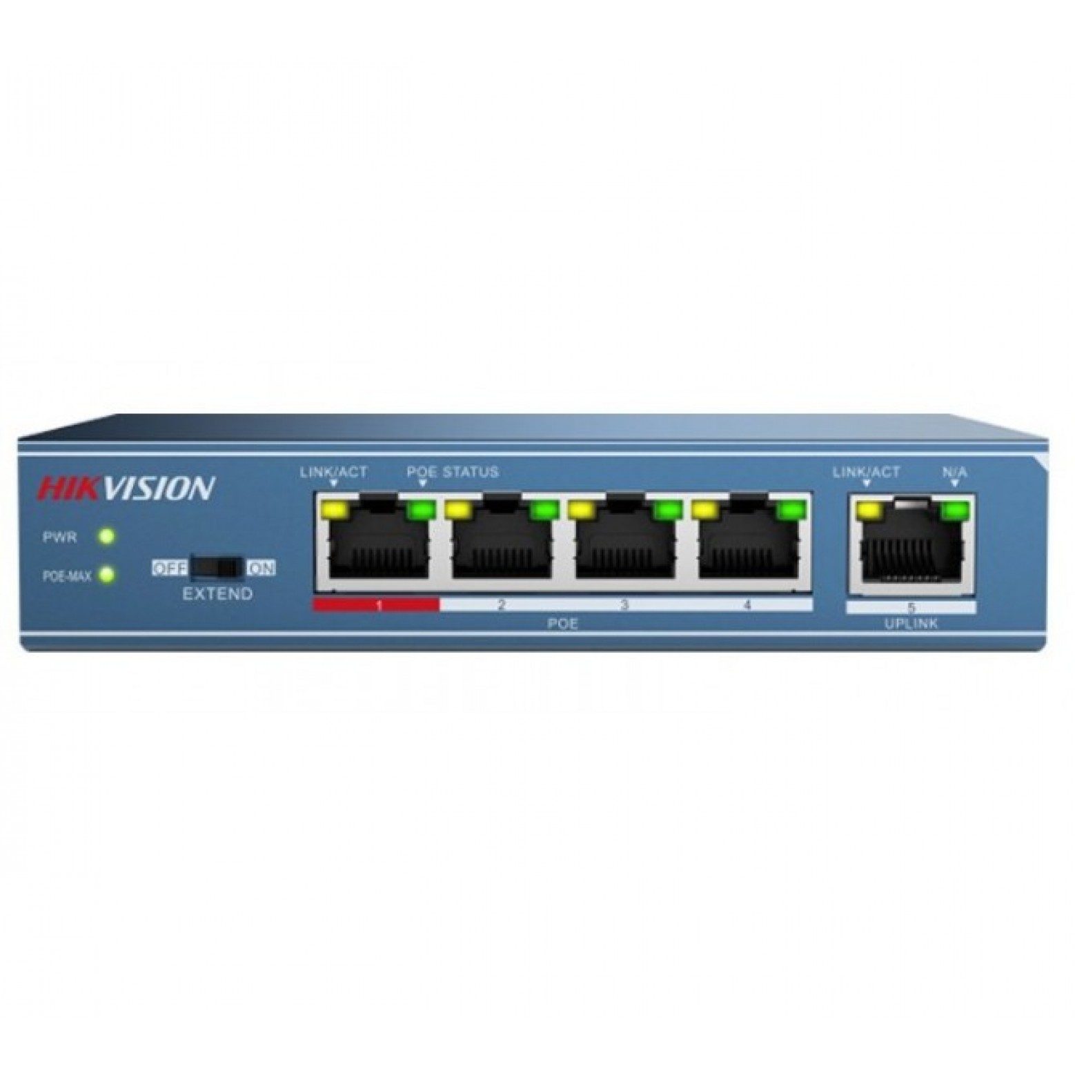 Hikvision DS-3E0505P-E - 4 Kanaal - PoE Switch Hikvision DS-3E0505P-E - 4 Kanaal - PoE Switch