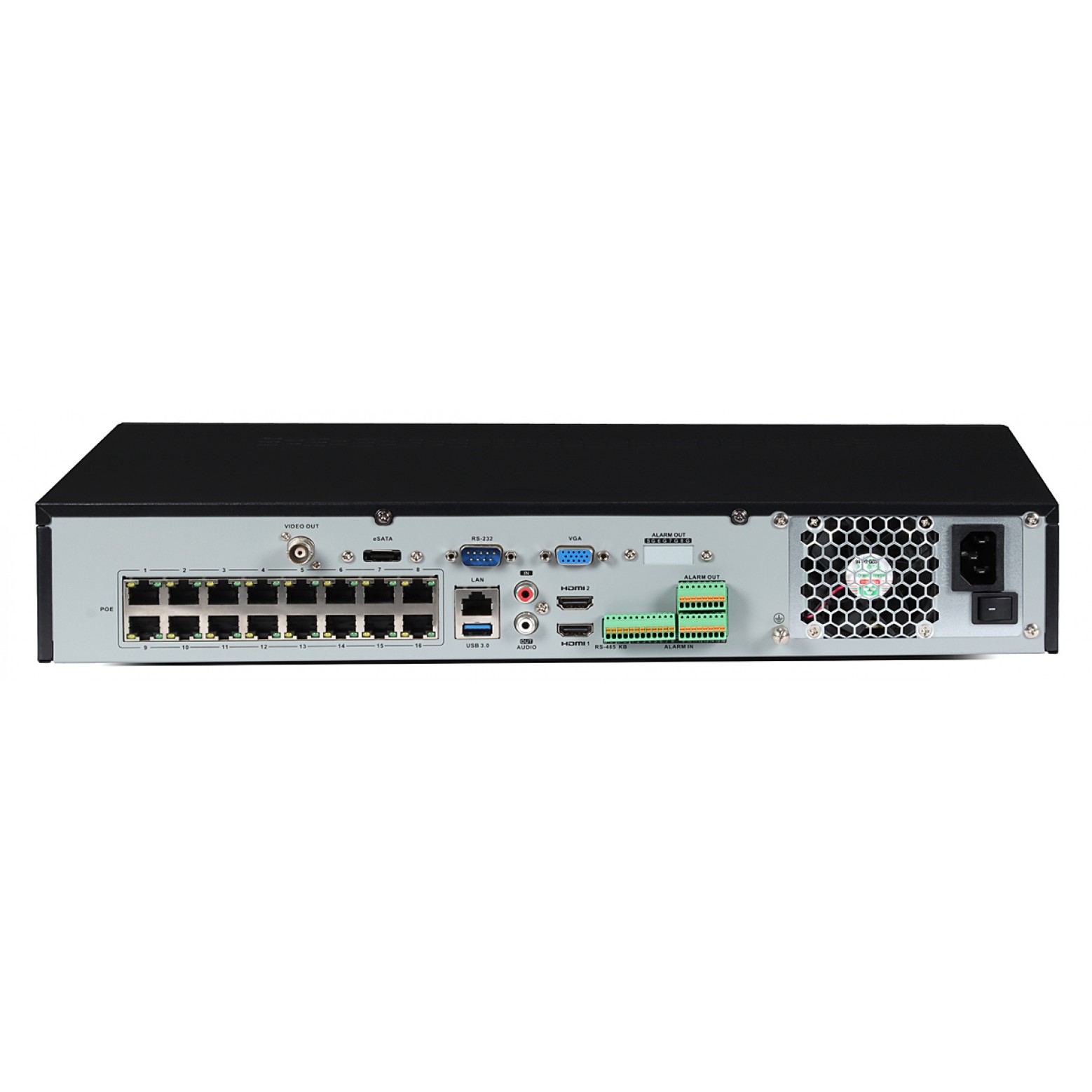 Hikvision DS-7716NXI-I4/16P/S - AcuSense - NVR - 16 kanaals - 4K recorder - tot 12mp - 4x SATA - 16x PoE Hikvision DS-7716NXI-I4/16P/S - AcuSense - NVR - 16 kanaals - 4K recorder - tot 12mp - 4x SATA - 16x PoE