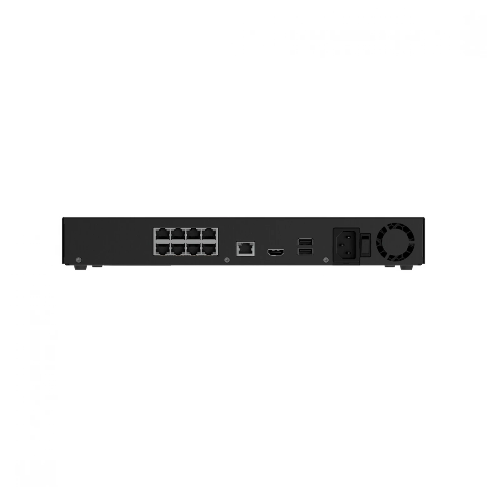Ajax Systems - NVR Recorder - HDMI - PoE  - H2D - AC - 8 Kanalen - Zwart