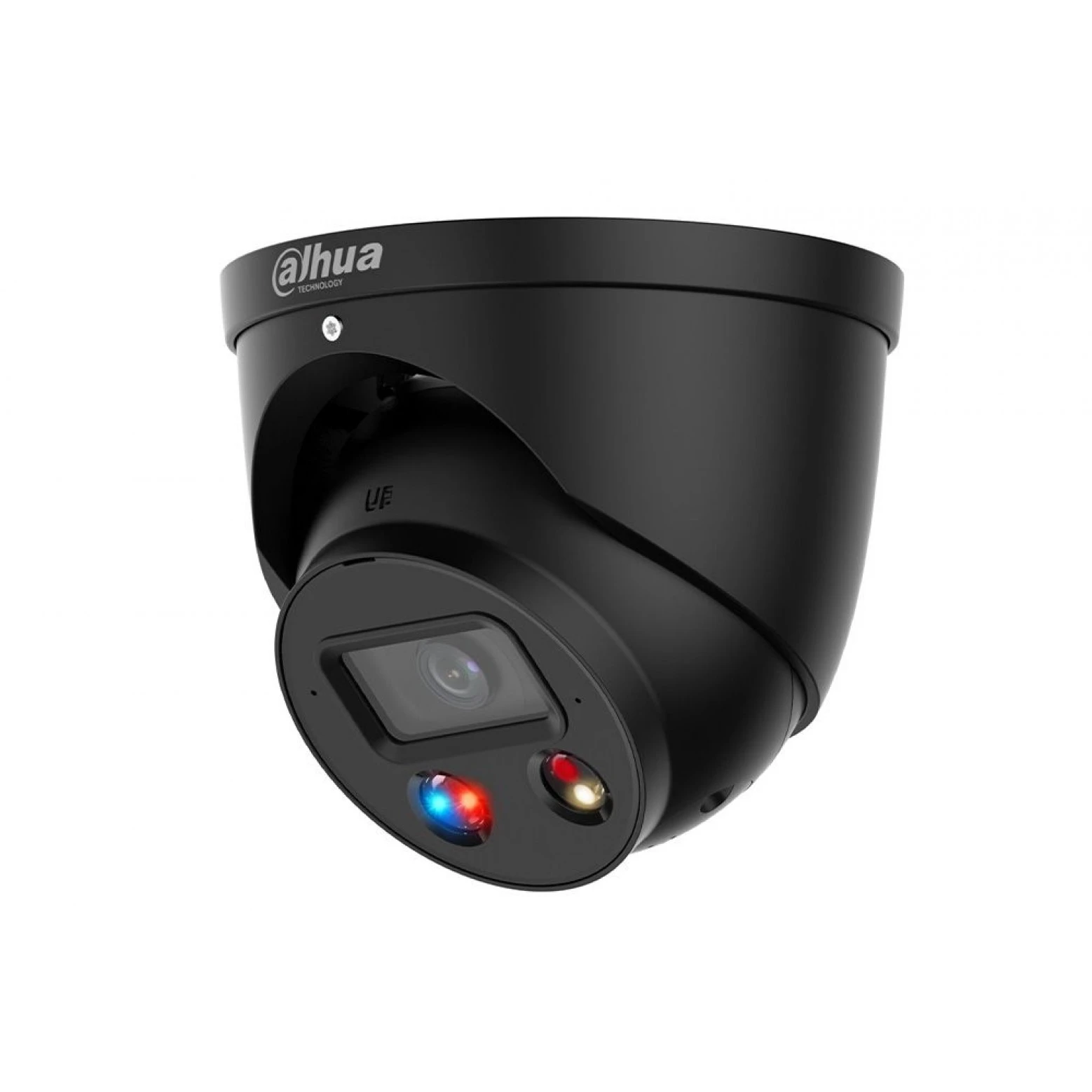 Dahua IPC-HDW3849H-AS-PV-S4-B - 8MP - Wizsense - TioC 2.0 - Full Color - Turret - PoE - 2.8mm - IP