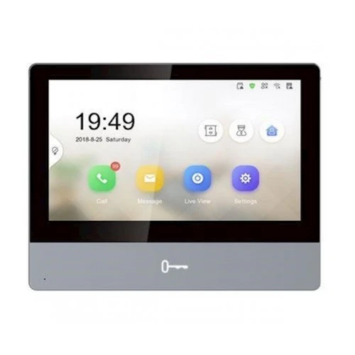 Hikvision DS-KH8350-WTE1  7-inch intercom monitor binnenpost Hikvision DS-KH8350-WTE1  7-inch intercom monitor binnenpost