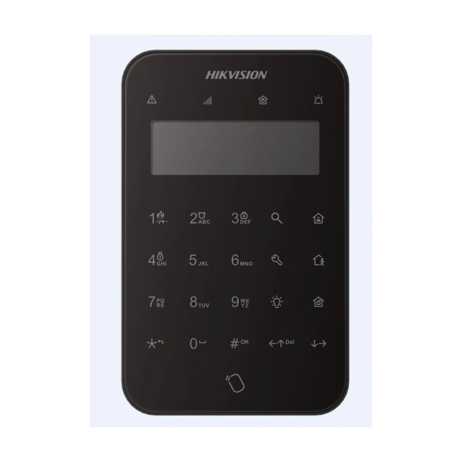 Hikvision DS-PK1-LT-WE Draadloze LCD Toetsenpaneel Met Tagfunctie Zwart