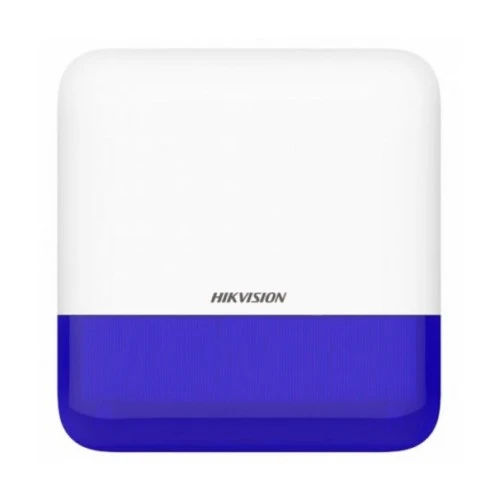 Hikvision DS-PS1-E-WE draadloze Buitensirene Met Flitslamp Blauw