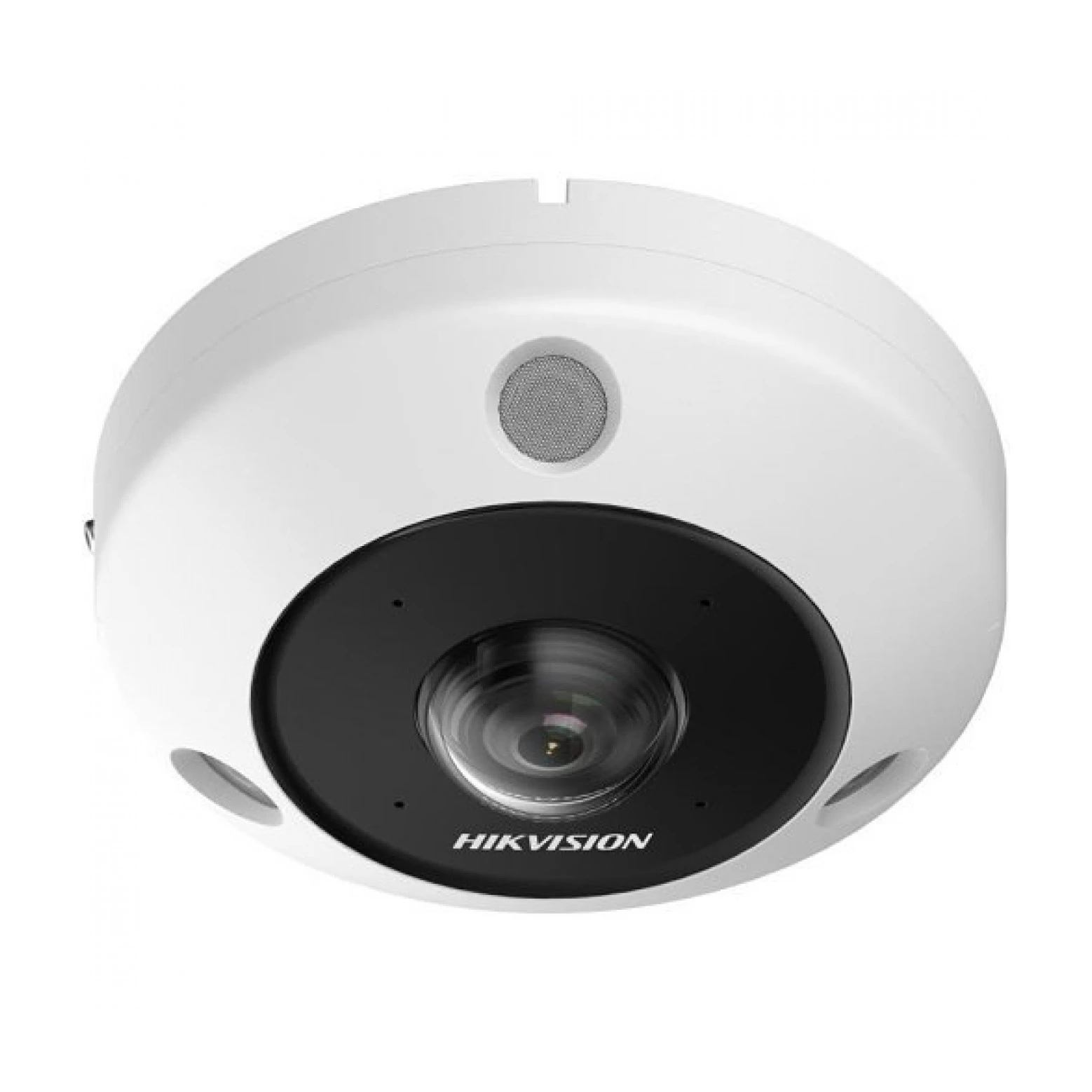 Hikvision - DS-2CD63C5G1-IVS - DeepinView  - Fisheye - 1.29MM Lens - 12MP - IP - Wit