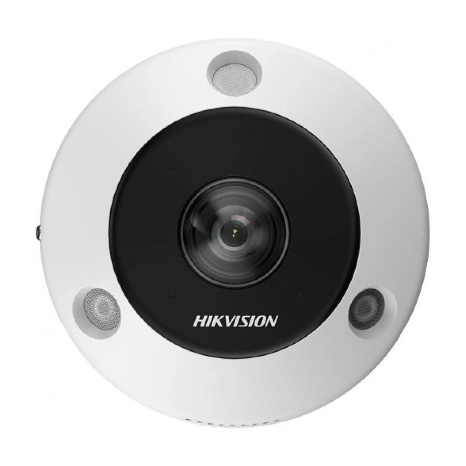 Hikvision - DS-2CD63C5G1-IVS - DeepinView  - Fisheye - 1.29MM Lens - 12MP - IP - Wit