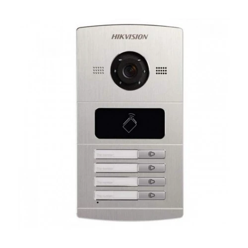 Hikvision DS-KV8402-IM Buitenpost met 4 bellen en IR verlichting