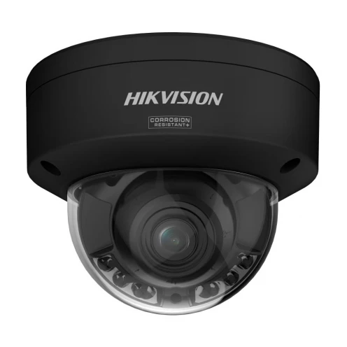 Hikvision - DS-2CD2787G3T-LIZSY - AcuSense - ColorVu Hybrid - Varifocal (2.8-12mm) - Dome - 8MP - IP - Zwart