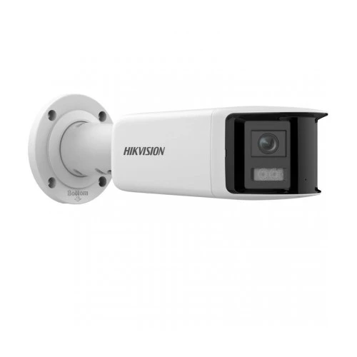 Hikvision DS-2CD2T47G2P-LSU/SL -  AcuSense - ColorVu - Panorama - Bullet -  4MP - Wit