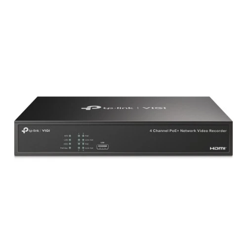 TP-Link By VIGI - NVR1004H-4P - 4 Kanaals - PoE - IP - NVR