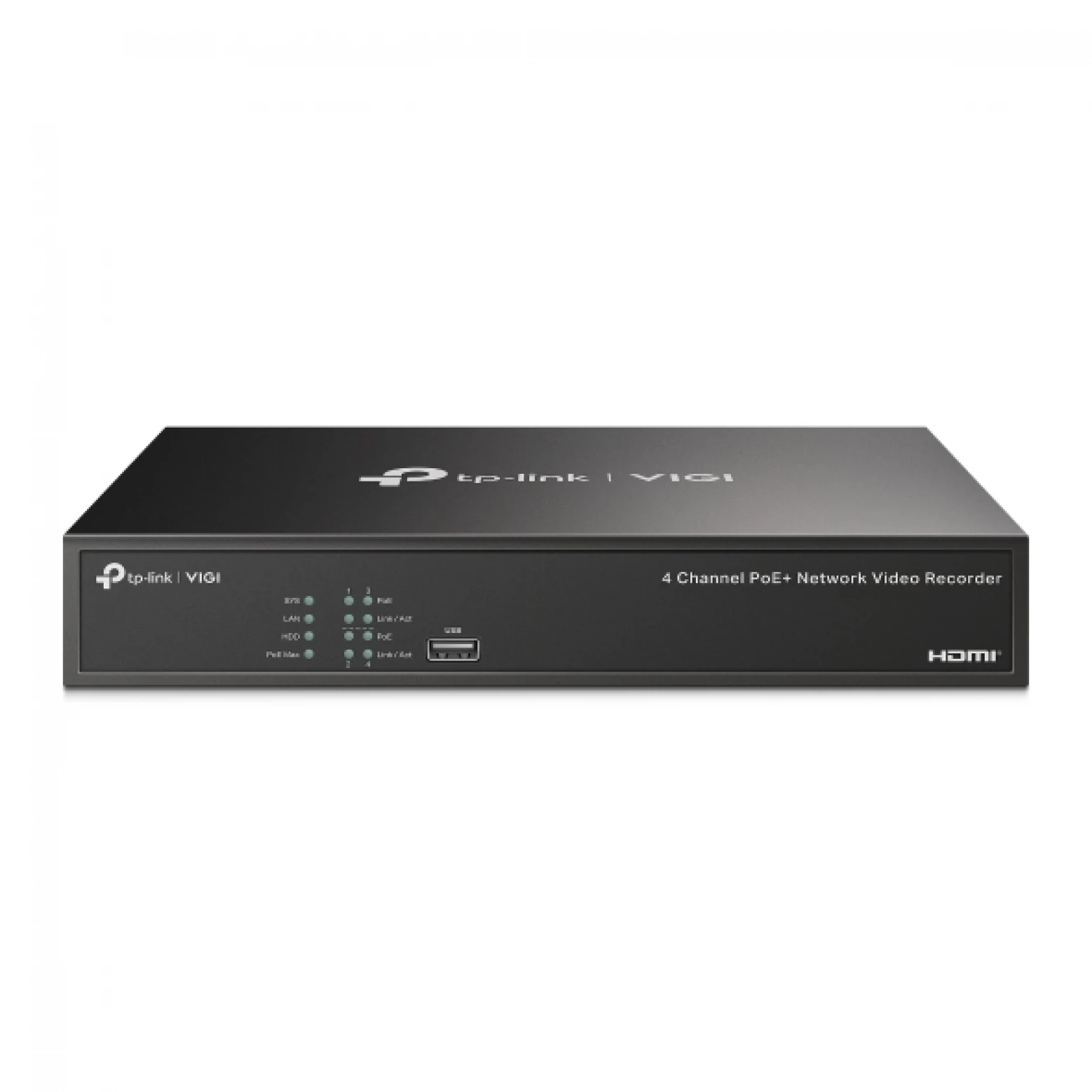 TP-Link By VIGI - NVR1004H-4P - 4 Kanaals - PoE - IP - NVR 