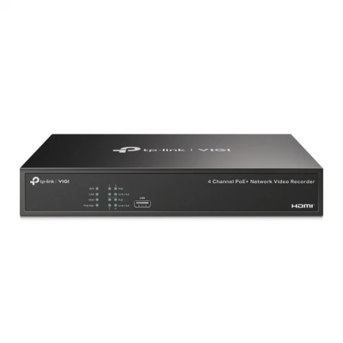 TP-Link By VIGI - NVR1004H-4P - 4 Kanaals - PoE - IP - NVR 