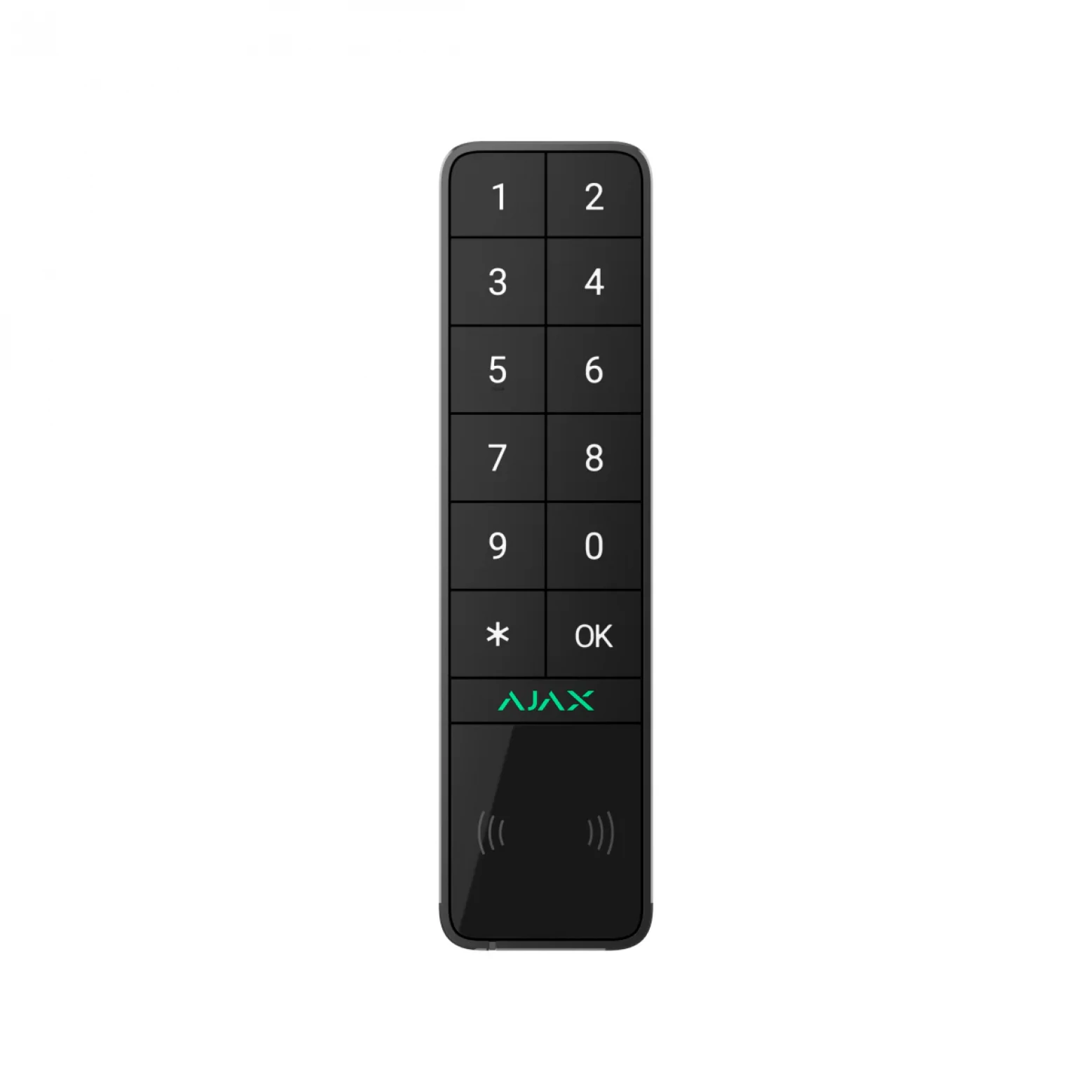 AJAX KeyPad Outdoor Jeweller draadloos Met DESFire en BLE kaartlezer Zwart