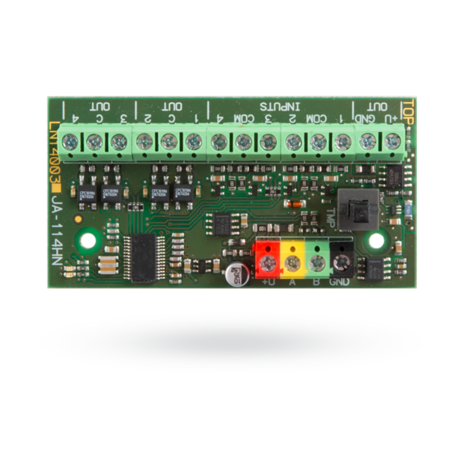 Jablotron JA-114HN Bedrade BUS Aansluitmodule Met 4 In- En Uitgangen