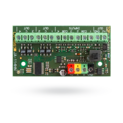 Jablotron JA-114HN Bedrade BUS Aansluitmodule Met 4 In- En Uitgangen Jablotron JA-114HN Bedrade BUS Aansluitmodule Met 4 In- En Uitgangen