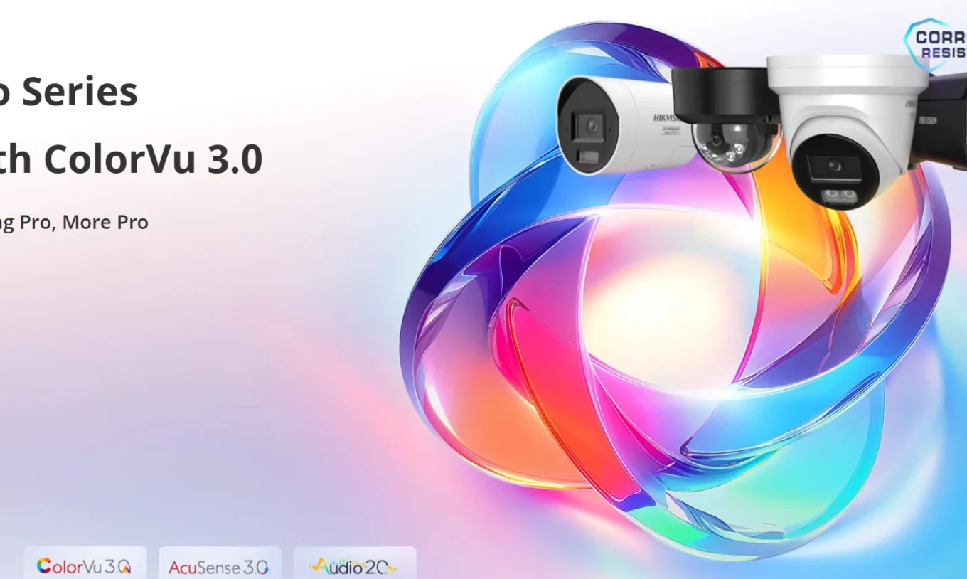 Hikvision introduceert ColorVu 3.0 en de nieuwe 16MP panoramacamera's