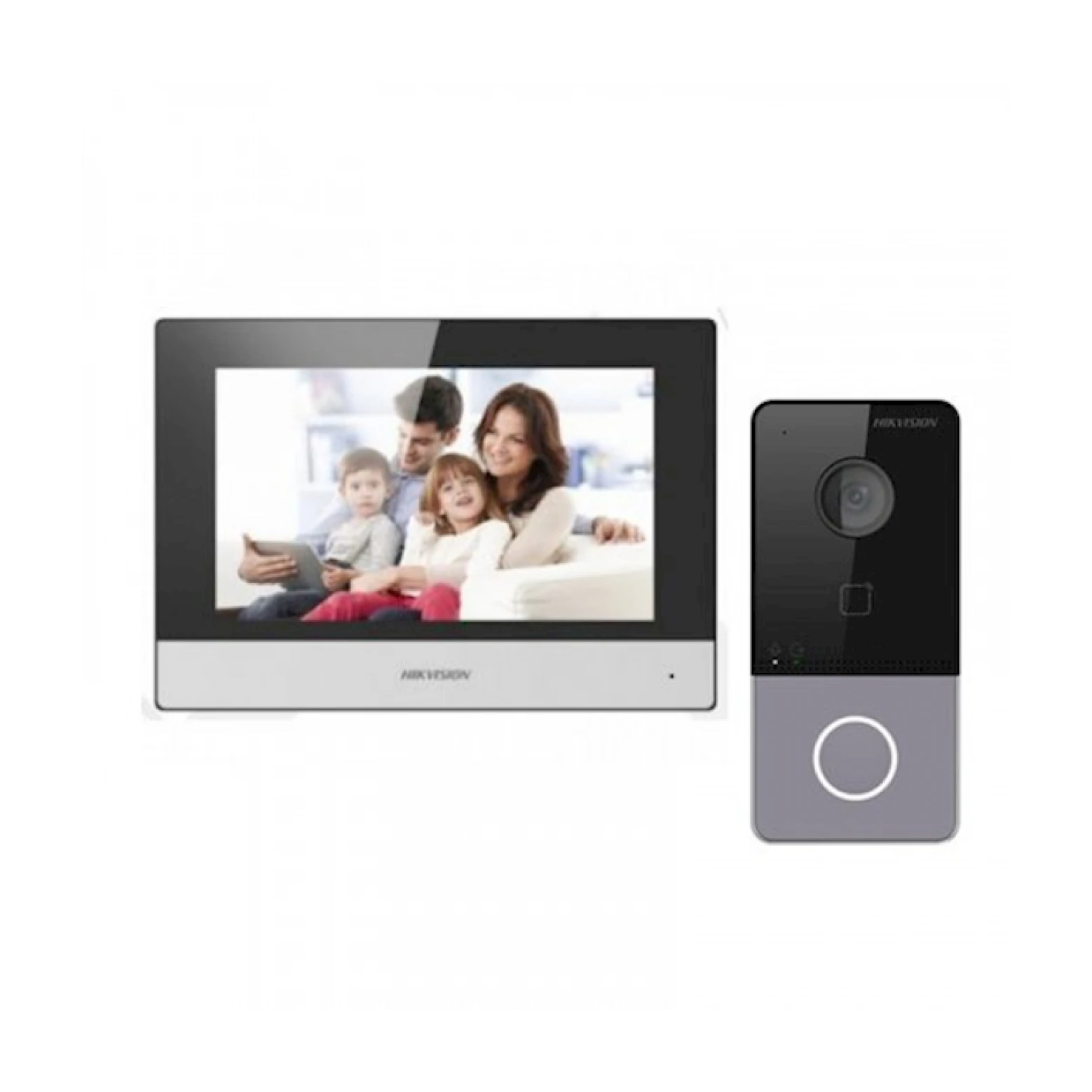 Hikvision Intercomset, Deurbel en 7 inch scherm