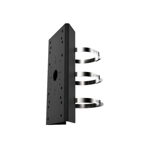 Hikvision DS-1275zj-SUS paalmontage beugel zwart