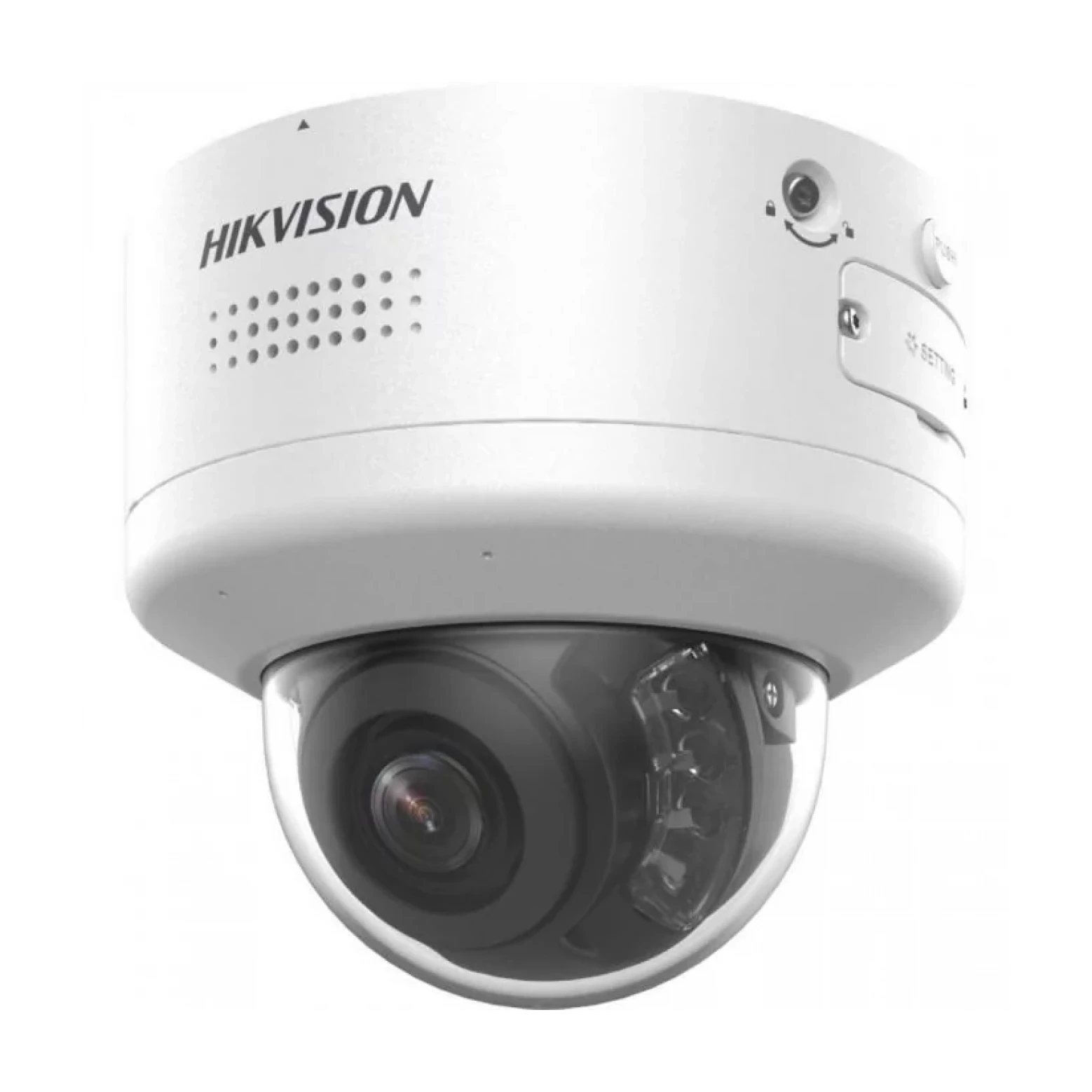 Hikvision DS-2CD2747G2H-LIPTRZS2U/SL - Colorvu Hybrid - Motorized PTRZ Varifocal Dome - 4MP - IP - Wit