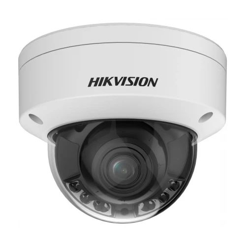 Hikvision - DS-2CD2187G2H-LISU - ColorVu Hybrid - AcuSense - Dome - 8MP - IP - Wit