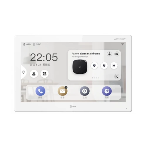 Hikvision DS-KH9510-WTE1. 10-inch binnenpost Android Hikvision DS-KH9510-WTE1. 10-inch binnenpost Android