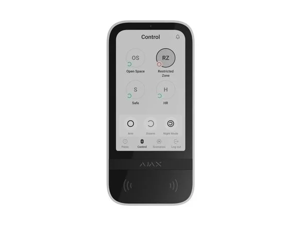 AJAX Draadloze Touchscreen Keypad Wit