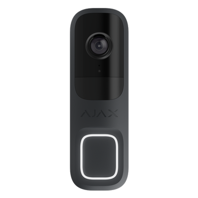 AJAX Deurbel 4 MP Camera met ingebouwde AI en PIR Sensor Grafiet