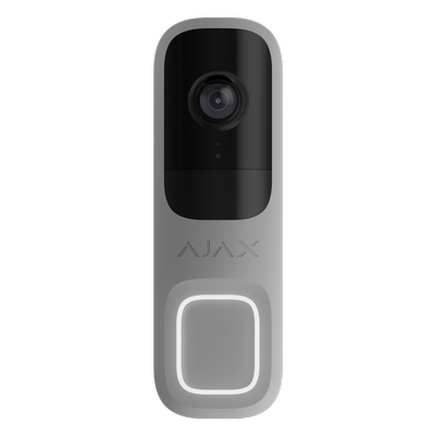 AJAX Deurbel 4 MP Camera met ingebouwde AI en PIR Sensor Grijs