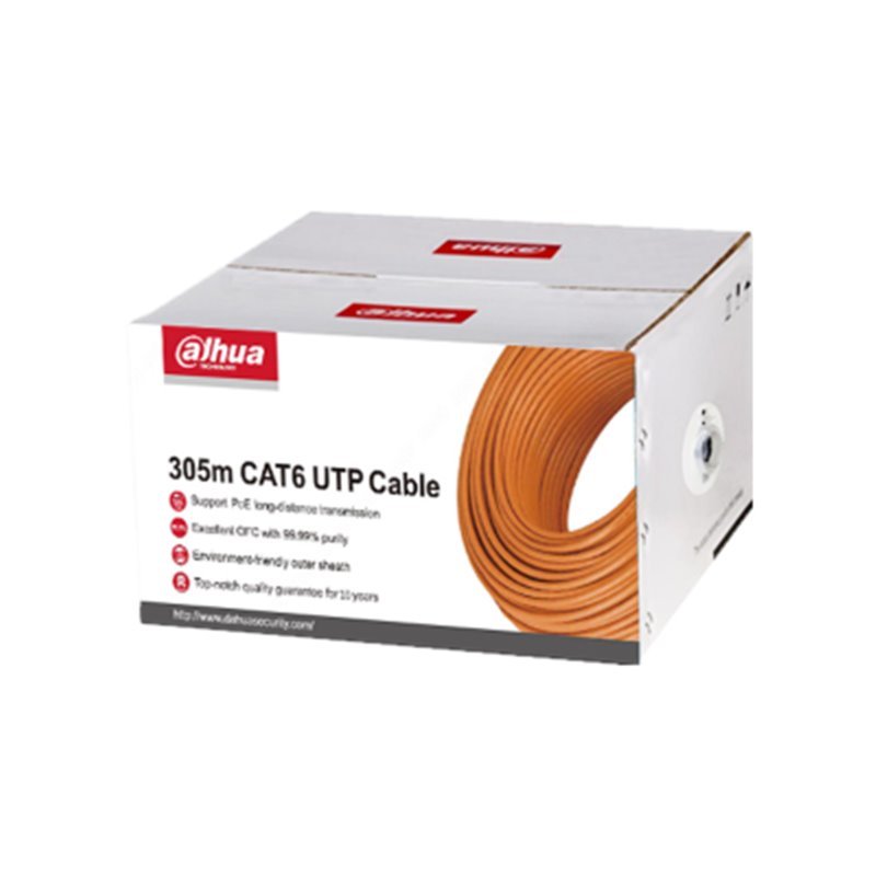 Dahua 305 meter CAT6 UTP netwerk kabel