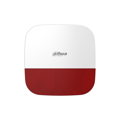 Dahua DHI-ARA13-W2(868) Sirena inalámbrica para exteriores AirShield con flash rojo